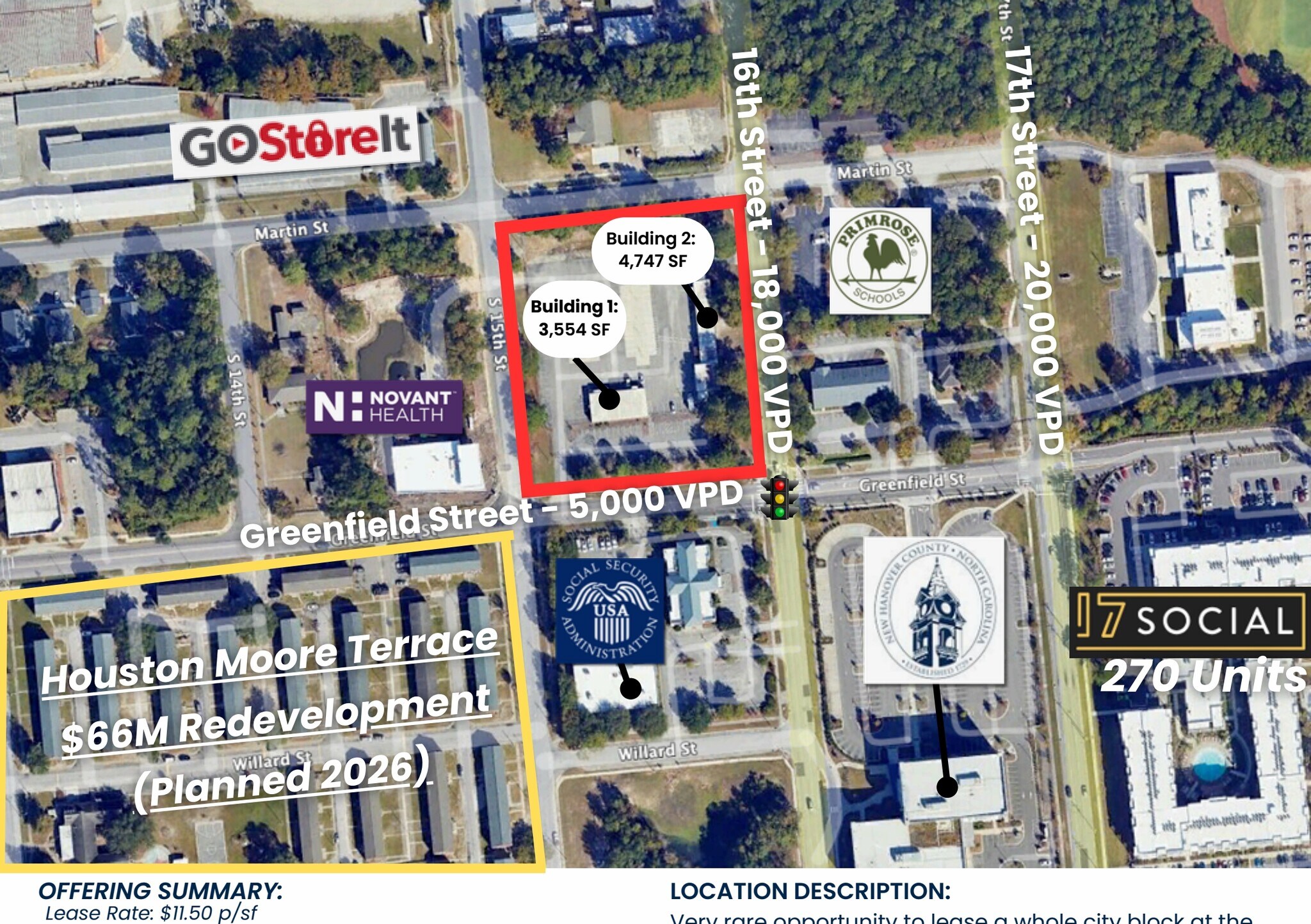1507 Greenfield St, Wilmington, NC à louer Photo principale– Image 1 sur 11