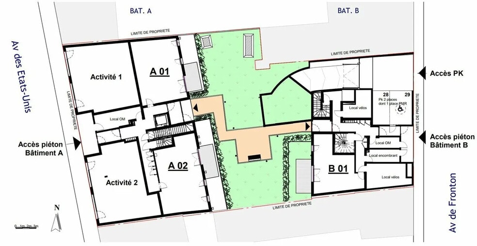 Local commercial dans Toulouse à vendre - Plan de site – Image 3 sur 3