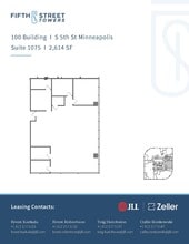 100 S 5th St, Minneapolis, MN à louer Plan d’étage– Image 1 sur 1
