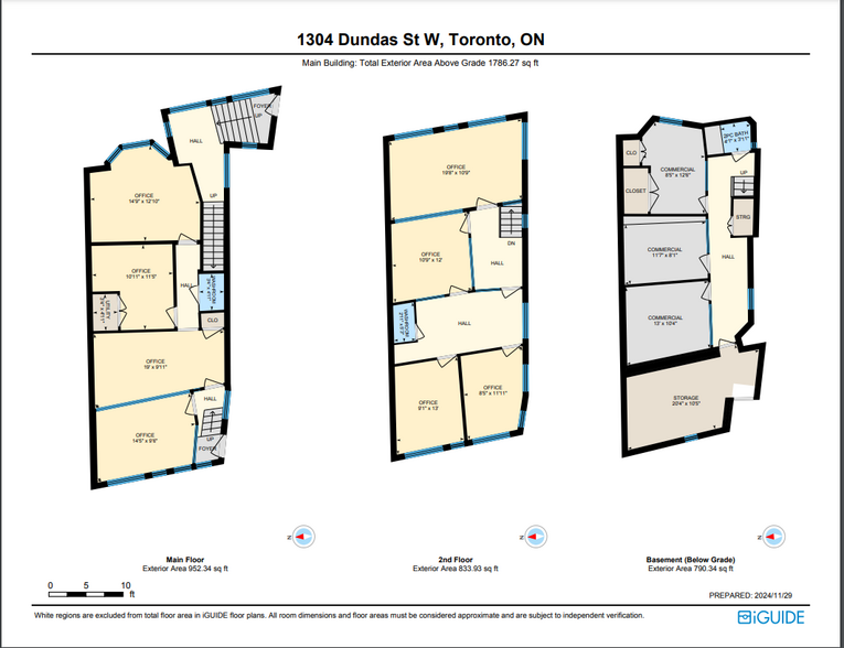 1304-1310 Dundas St W, Toronto, ON à vendre - Plan d’étage – Image 3 sur 3