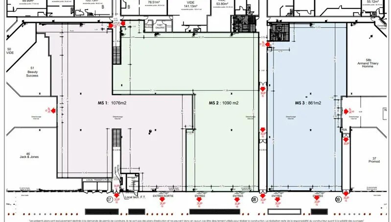 Local commercial dans Pessac à louer - Plan d’étage – Image 2 sur 6