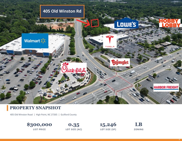 405 Old Winston Rd, High Point, NC à vendre - Photo de l’immeuble – Image 2 sur 3