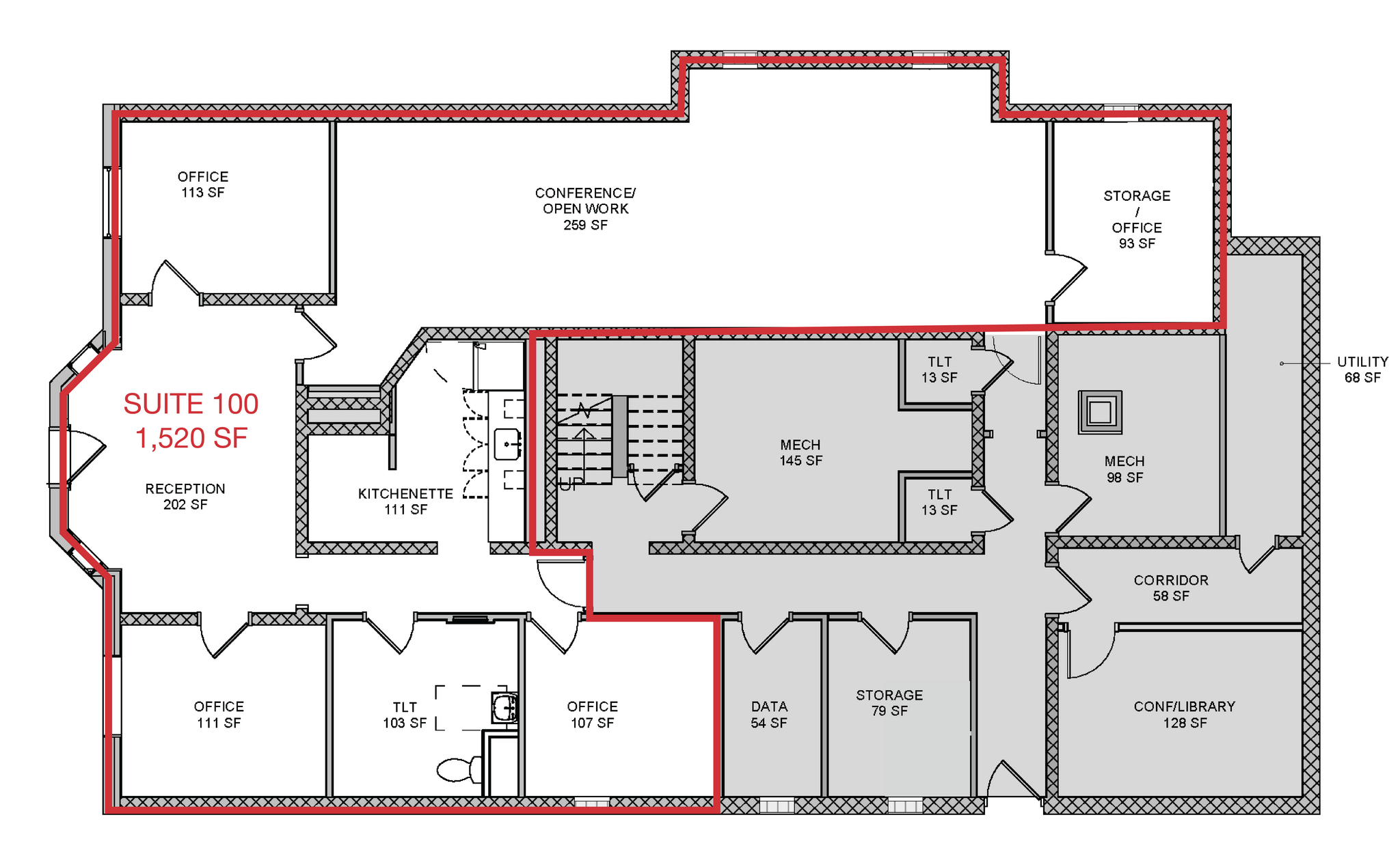 5760 N High St, Worthington, OH à louer Plan d’étage– Image 1 sur 1