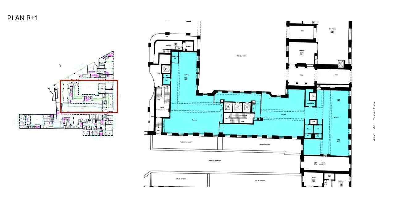 101 Rue De Richelieu, Paris à louer Plan d’étage– Image 1 sur 1