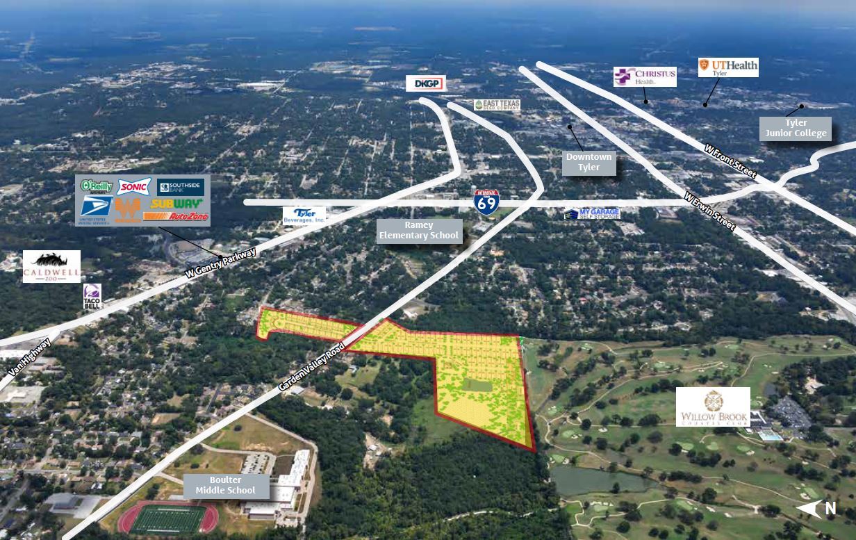 2604 Garden Valley rd, Tyler, TX à vendre Photo principale– Image 1 sur 4