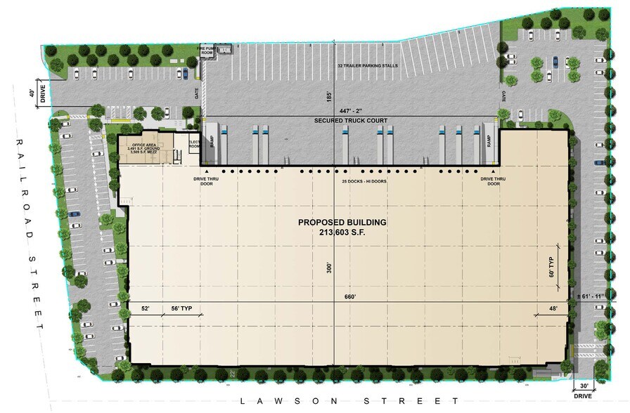 17969 Railroad St, City Of Industry, CA à vendre - Plan de site – Image 3 sur 5