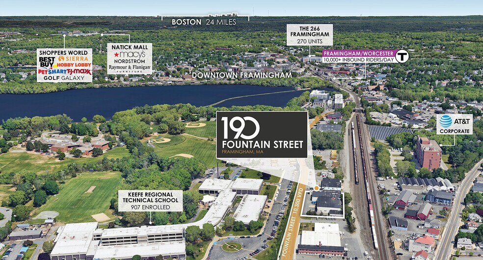 190 Fountain St, Framingham, MA à vendre - Photo de l’immeuble – Image 3 sur 6