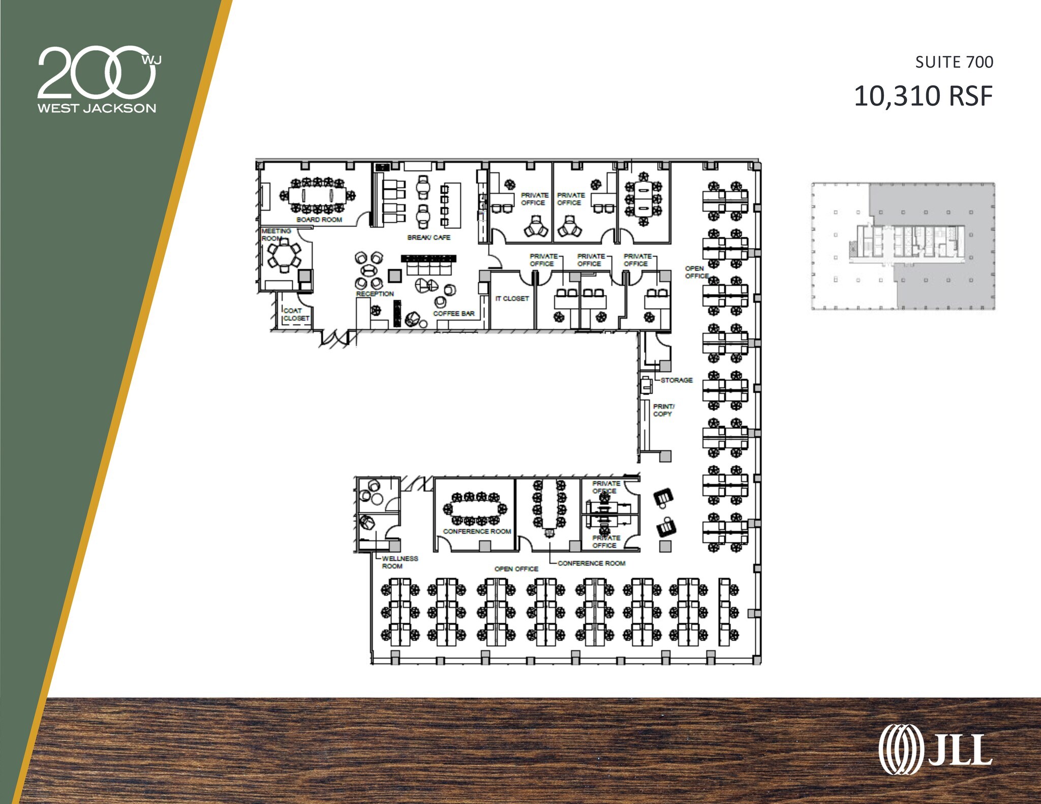 200 W Jackson Blvd, Chicago, IL à louer Plan de site– Image 1 sur 1