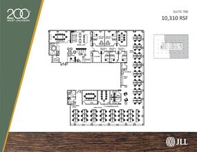 200 W Jackson Blvd, Chicago, IL à louer Plan de site– Image 1 sur 1