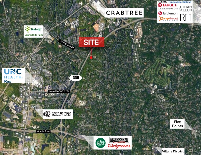 3430 Lake Boone Trl, Raleigh, NC à vendre - Photo de l’immeuble – Image 2 sur 2