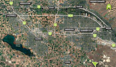 11575 S Hawk Haven Ave, Kuna, ID - Vue aérienne  vue de carte