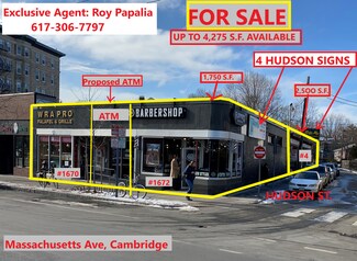 Plus de détails pour 1670 Massachusetts Ave, Cambridge, MA - Local commercial à vendre