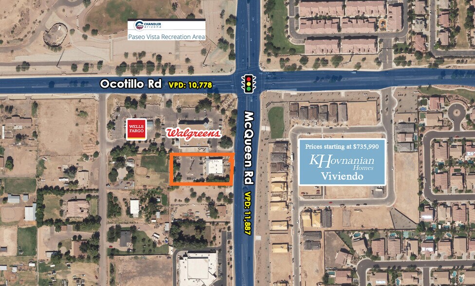 995 E Ocotillo Rd, Chandler, AZ à louer - Photo de l’immeuble – Image 3 sur 6