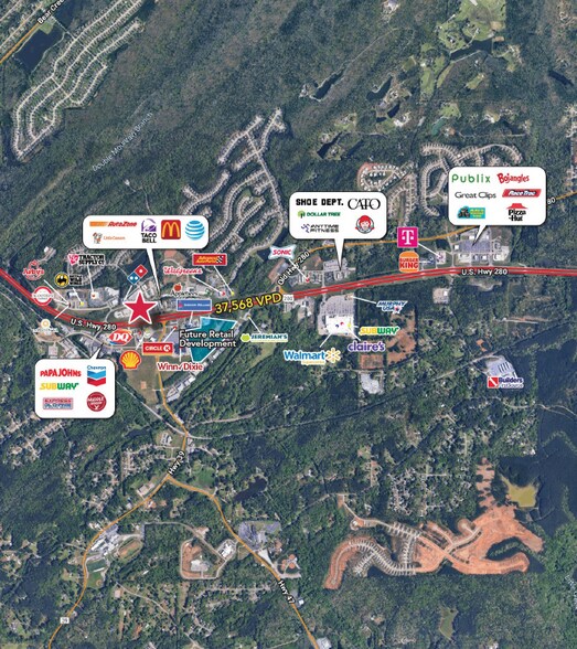 16818 US-280, Chelsea, AL à vendre - Photo de l’immeuble – Image 2 sur 2