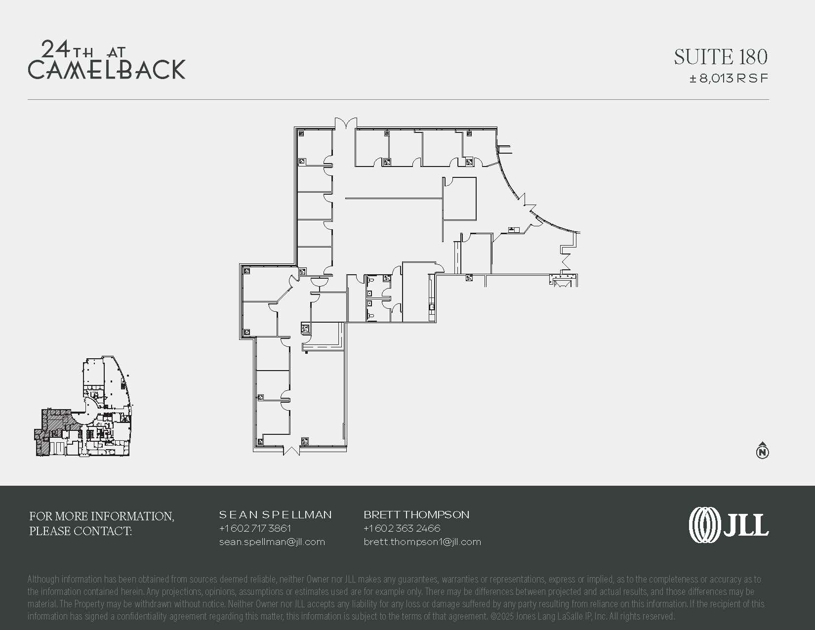 2375 E Camelback Rd, Phoenix, AZ à louer Plan d’étage– Image 1 sur 1