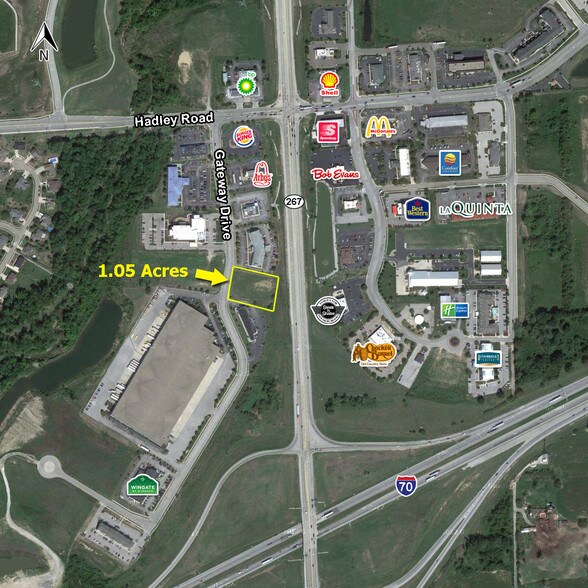 6019 Gateway Dr, Plainfield, IN à vendre - Aérien – Image 2 sur 2