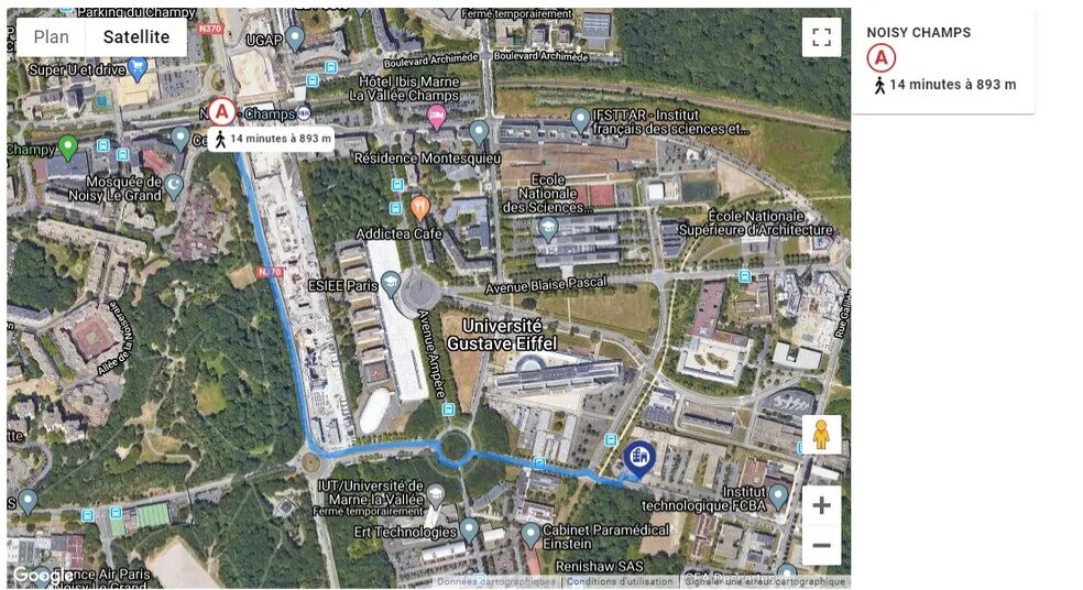 Bureau dans Champs-sur-Marne à louer - Photo de l’immeuble – Image 2 sur 5