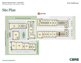 11905-11945 Starcrest Dr, San Antonio, TX à louer Plan de site– Image 1 sur 1