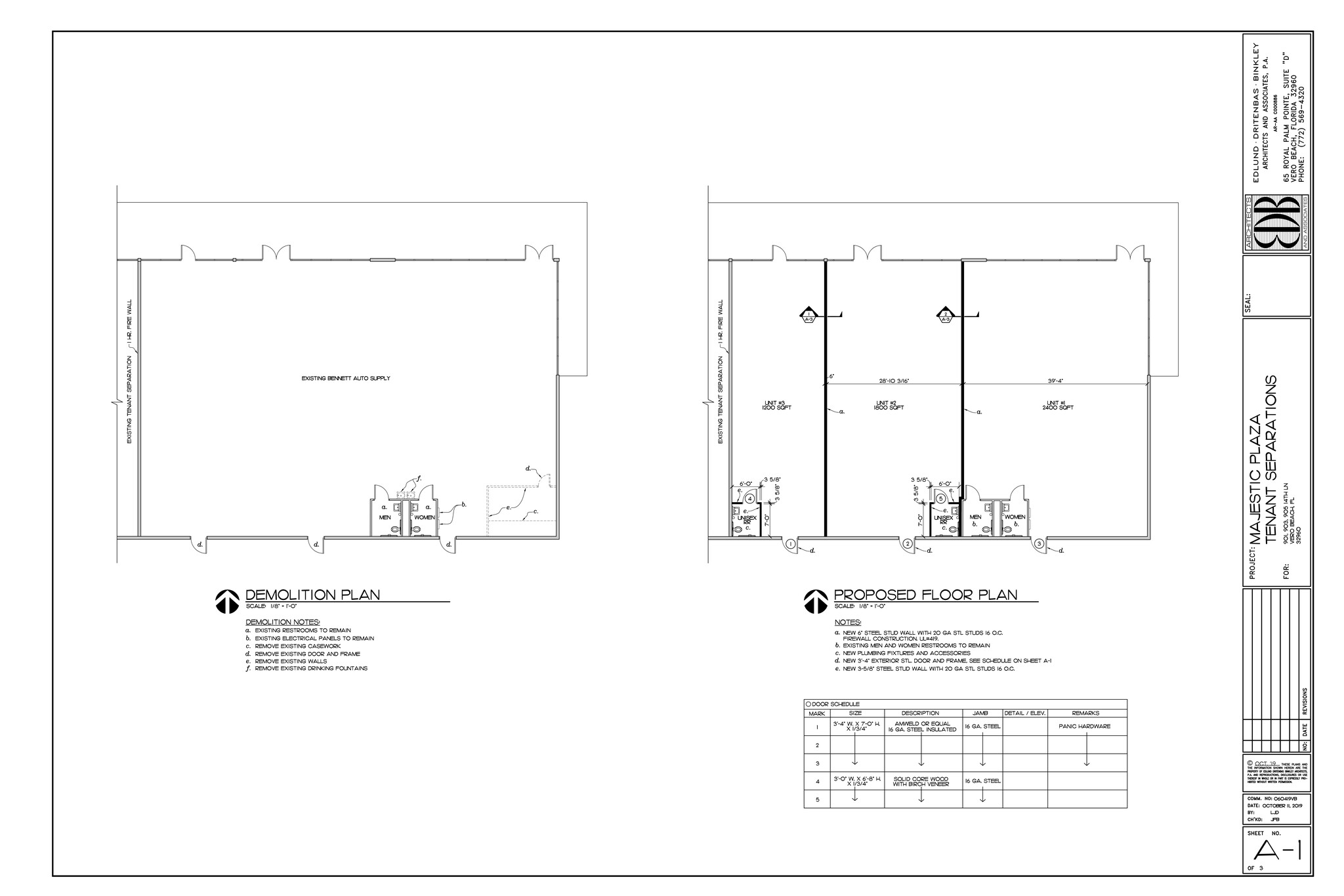 929 15th Pl, Vero Beach, FL à louer Plan de site– Image 1 sur 1