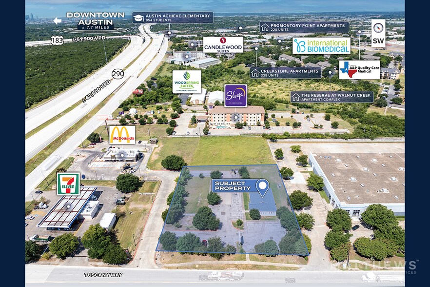 8316 Tuscany Way, Austin, TX à vendre - Photo de l’immeuble – Image 3 sur 3