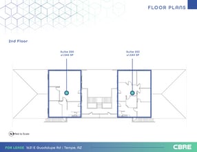 1631 E Guadalupe Rd, Tempe, AZ à louer Plan d’étage– Image 1 sur 1