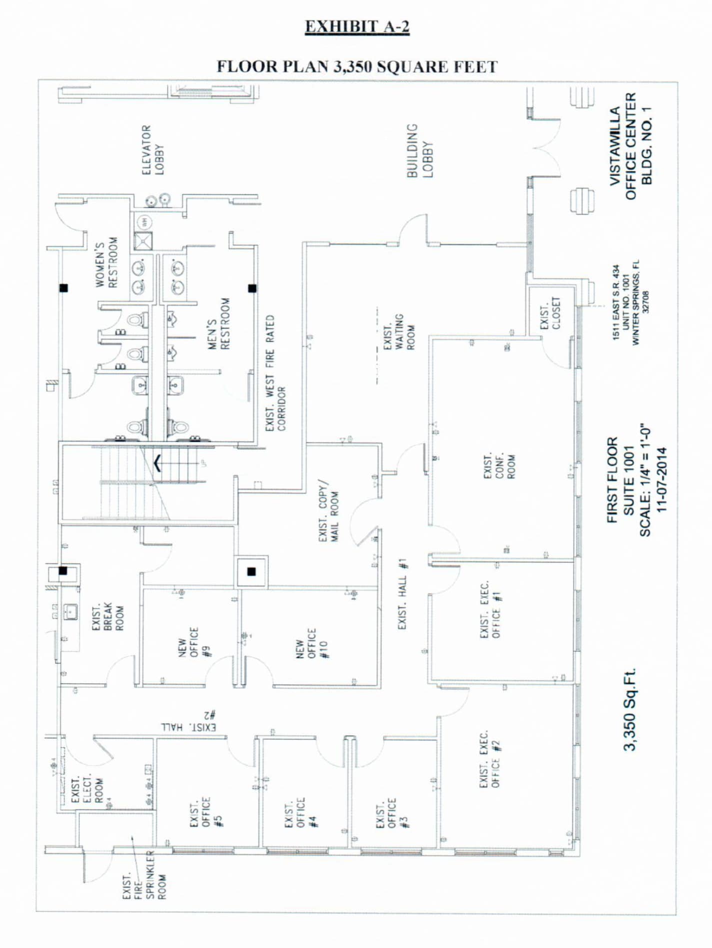 1511 E State Road 434, Winter Springs, FL à louer Plan d’étage– Image 1 sur 1