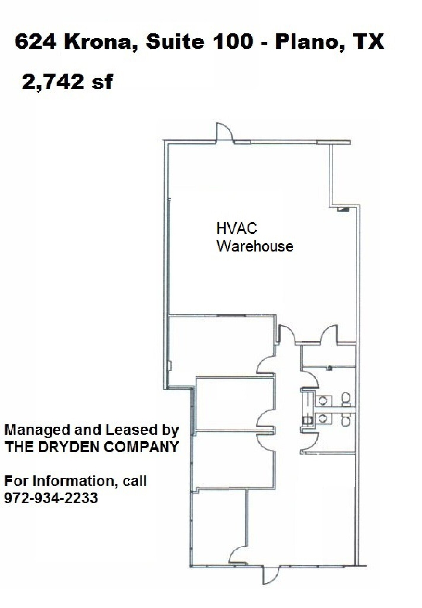 624 Krona Dr, Plano, TX à louer Plan d’étage– Image 1 sur 1