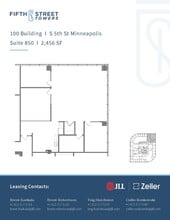 100 S 5th St, Minneapolis, MN à louer Plan d’étage– Image 1 sur 1
