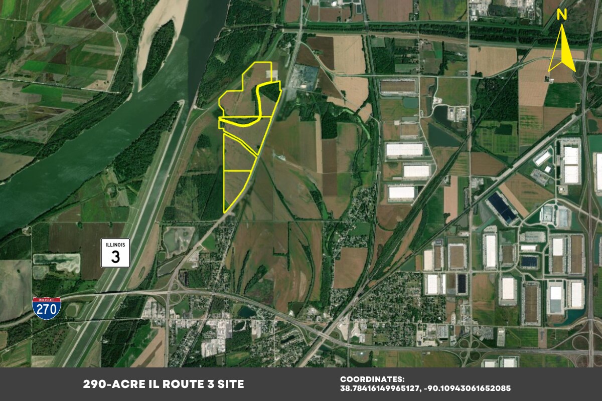 Illinois Route 3 Rt, Granite City, IL à vendre Aérien– Image 1 sur 2