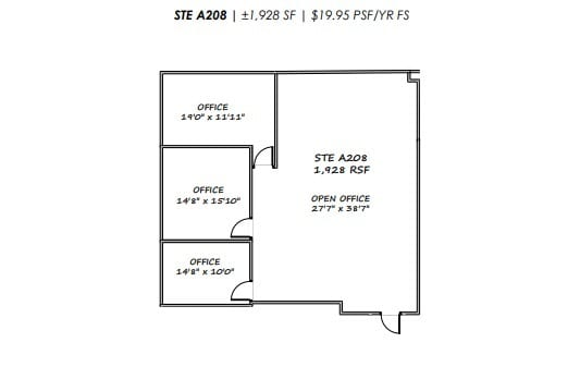 459 N Gilbert Rd, Gilbert, AZ à louer Plan d’étage– Image 1 sur 1