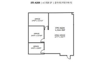 459 N Gilbert Rd, Gilbert, AZ à louer Plan d’étage– Image 1 sur 1