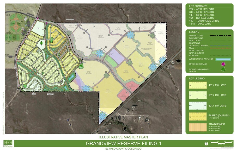 Eastonville/HYW 24, Falcon, CO à vendre - Plan de site – Image 2 sur 2