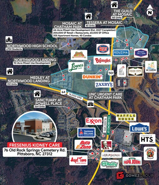 76 Old Rock Spring Cem Rd, Pittsboro, NC à vendre - Photo de l’immeuble – Image 3 sur 13