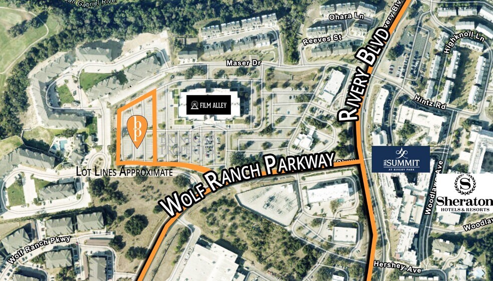 420 Wolf Ranch Rd, Georgetown, TX à vendre - Aérien – Image 2 sur 2
