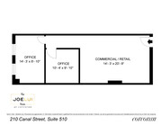 Floor Plan for 210 Canal #510
