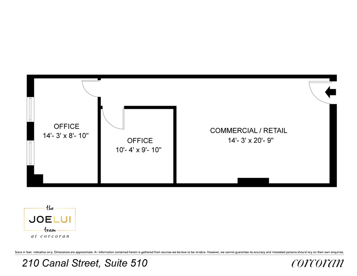206-212 Canal St, New York, NY 10013 - Lot 510 -  - Plan d’étage - Image 1 of 6