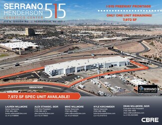 Plus de détails pour 515 N Gibson Rd, Henderson, NV - Industriel/Logistique à louer
