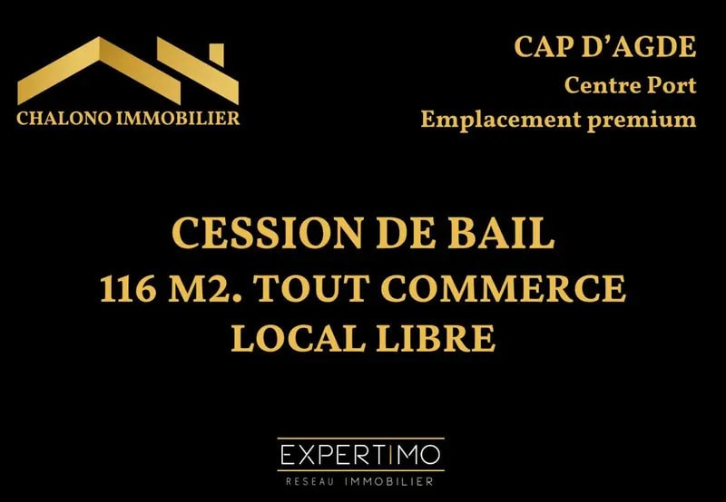 Local d’activités dans LE CAP D'AGDE à louer Photo de l’immeuble– Image 1 sur 3