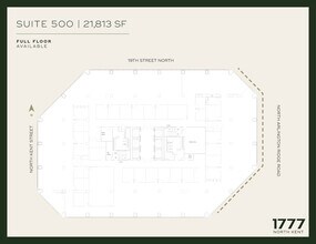 1777 N Kent St, Arlington, VA à louer Plan d’étage– Image 1 sur 1