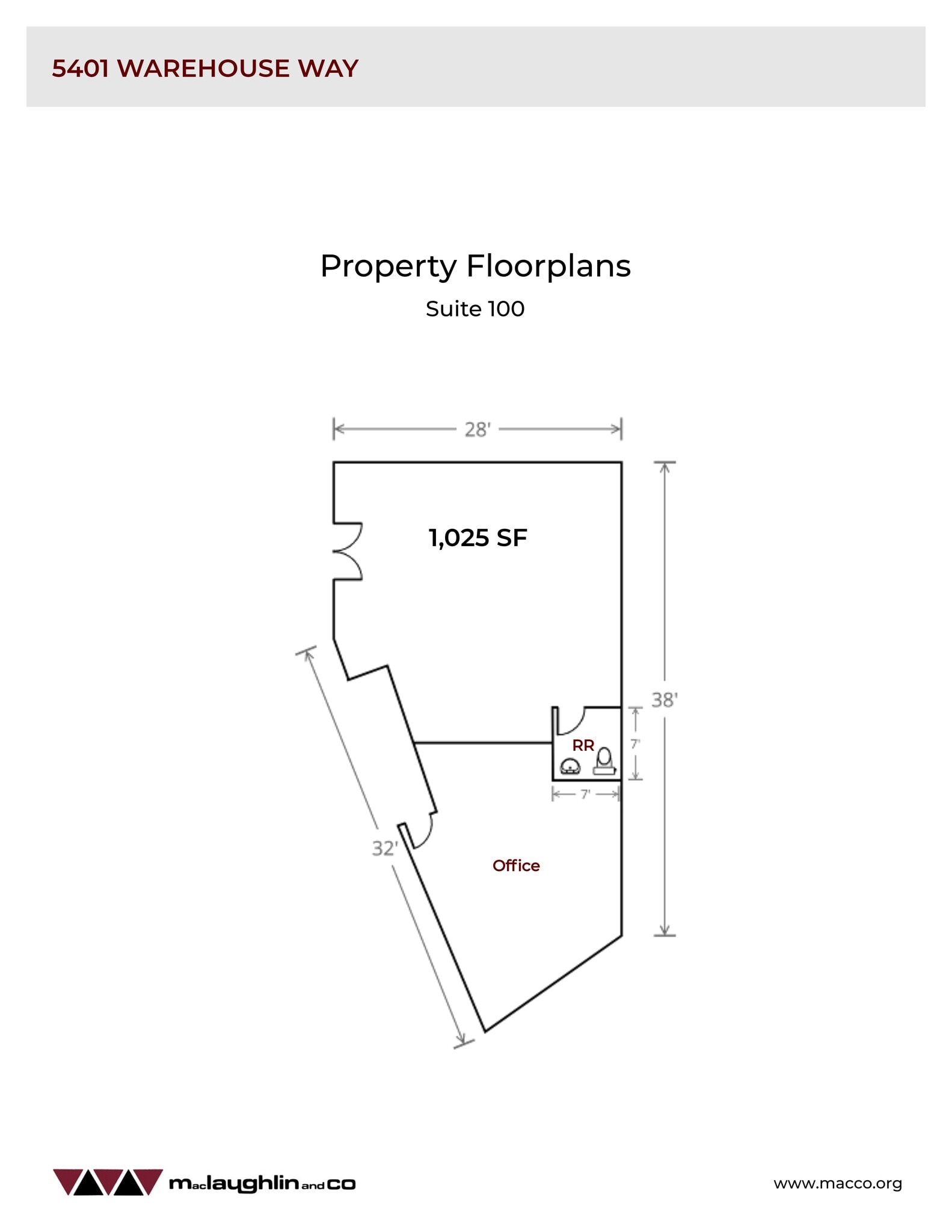 5401 Warehouse Way, Sacramento, CA à louer Plan de site– Image 1 sur 1