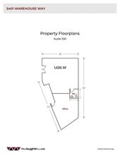5401 Warehouse Way, Sacramento, CA à louer Plan de site– Image 1 sur 1