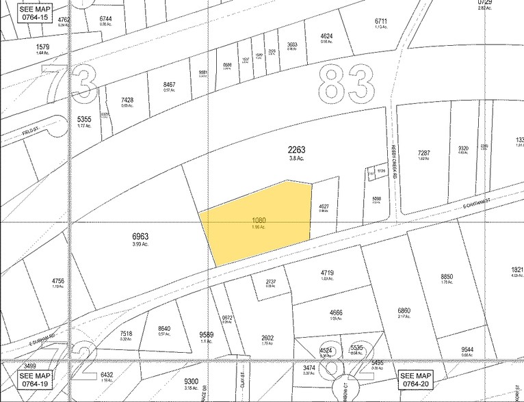 515E E Chatham St, Cary, NC à louer - Plan cadastral – Image 3 sur 7