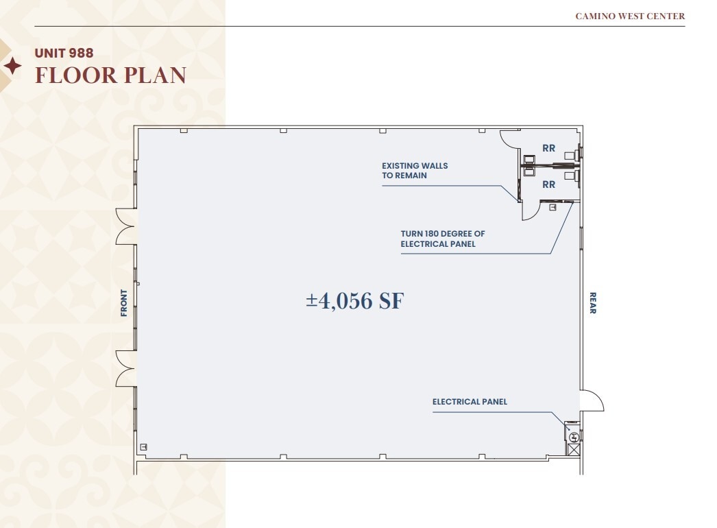 984-994 W El Camino Real, Sunnyvale, CA à louer Plan d’étage– Image 1 sur 1
