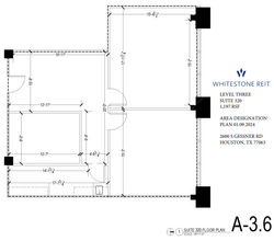 2600 S Gessner Rd, Houston, TX à louer Plan d’étage– Image 1 sur 1