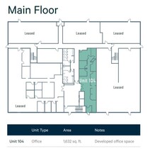 9422-9436 51 Ave NW, Edmonton, AB à louer Plan d’étage– Image 1 sur 1
