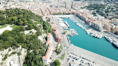 Nice, AM - VUE AÉRIENNE vue de carte