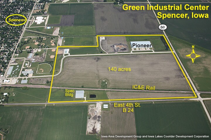 E 4th St, Spencer, IA à vendre Aérien– Image 1 sur 3