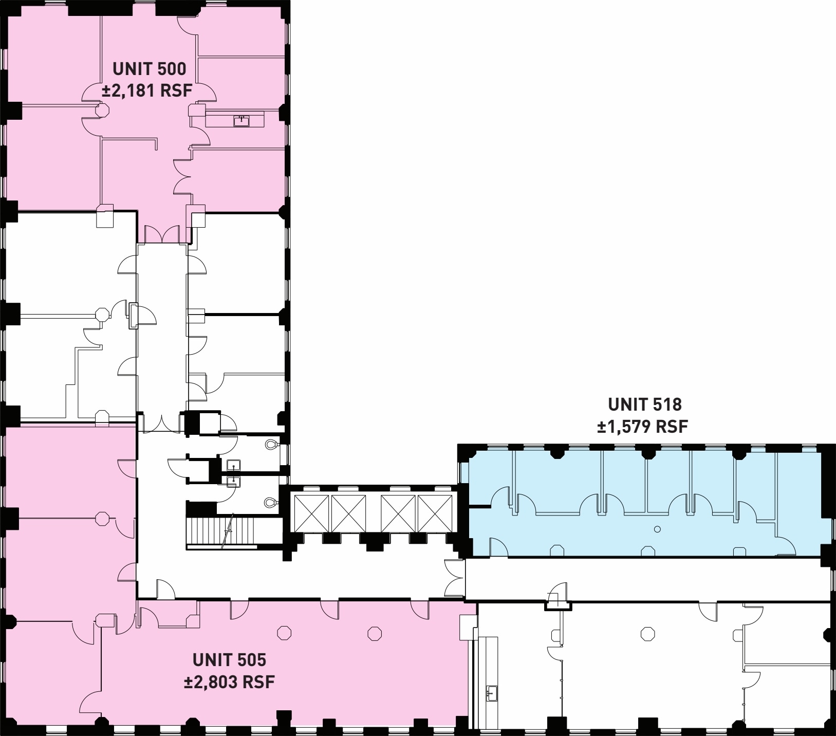 1680 N Vine St, Hollywood, CA à louer Plan d’étage– Image 1 sur 1