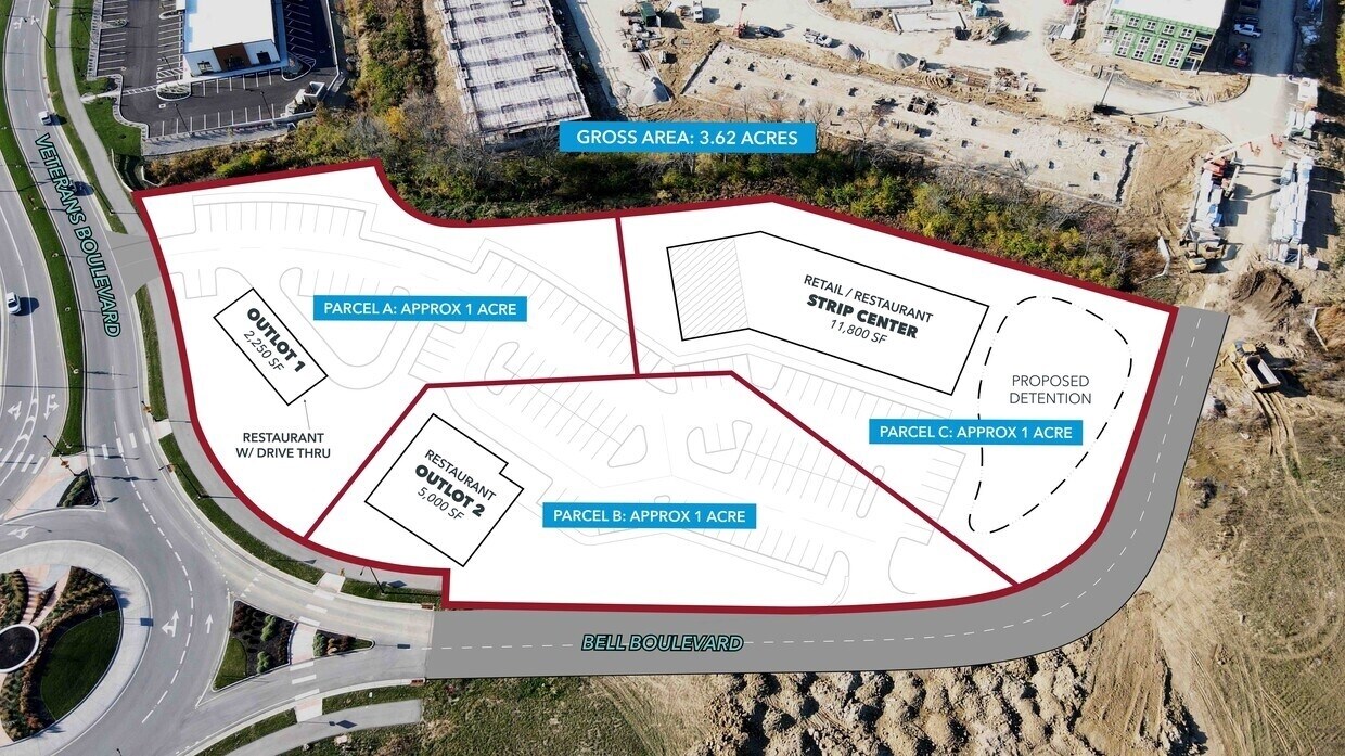 0 Veterans Blvd, Liberty Township, OH à vendre Aérien– Image 1 sur 2