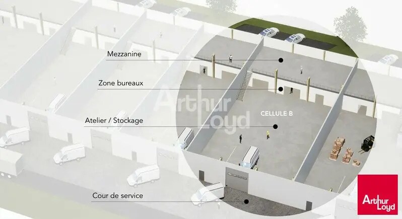 Local d'activités dans Domloup à vendre Plan d’étage– Image 1 sur 3